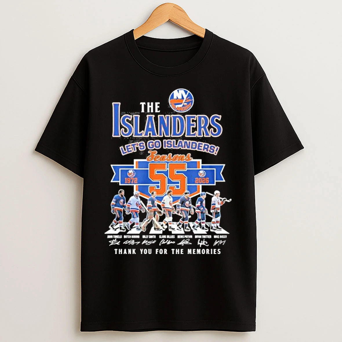 Classic The Ny Islanders Abbey Road 55 Season 1972 2026 T Shirts