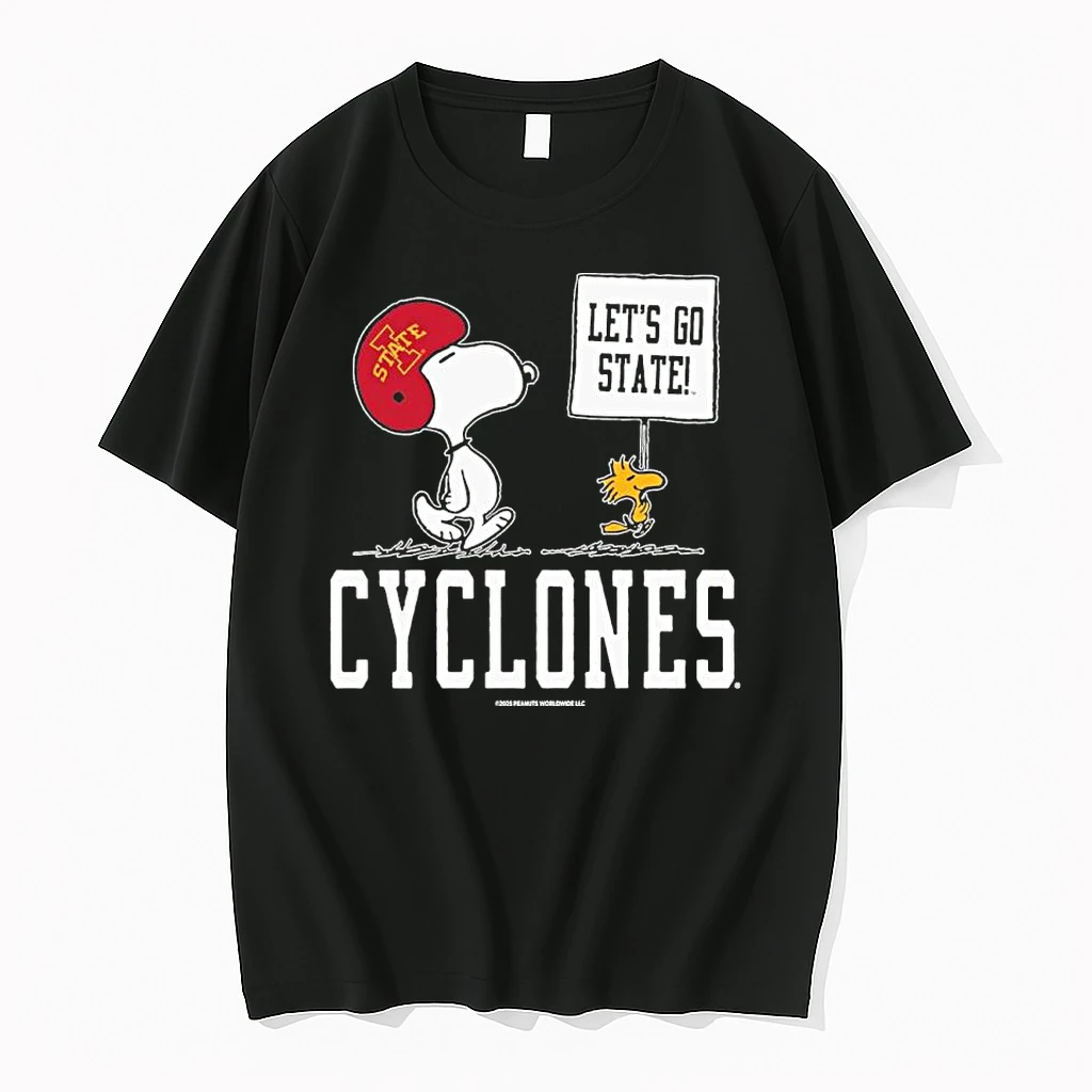 Classic The Peanuts X Iowa State Football Gameday T Shirts