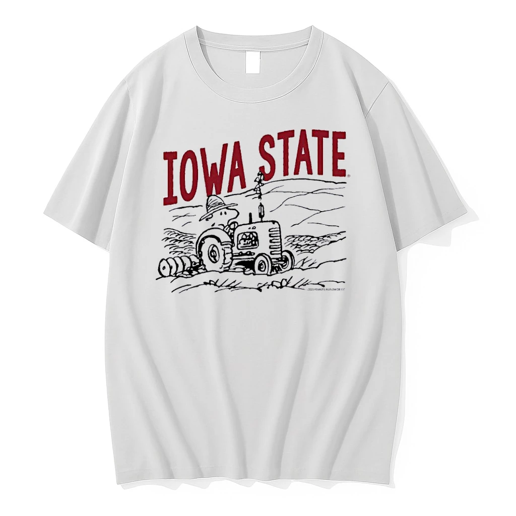 Classic The Peanuts X Iowa State Woodstock Farmer T Shirts