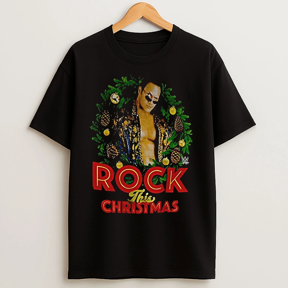 Classic The Rock Wwe Rock This Christmas T Shirts