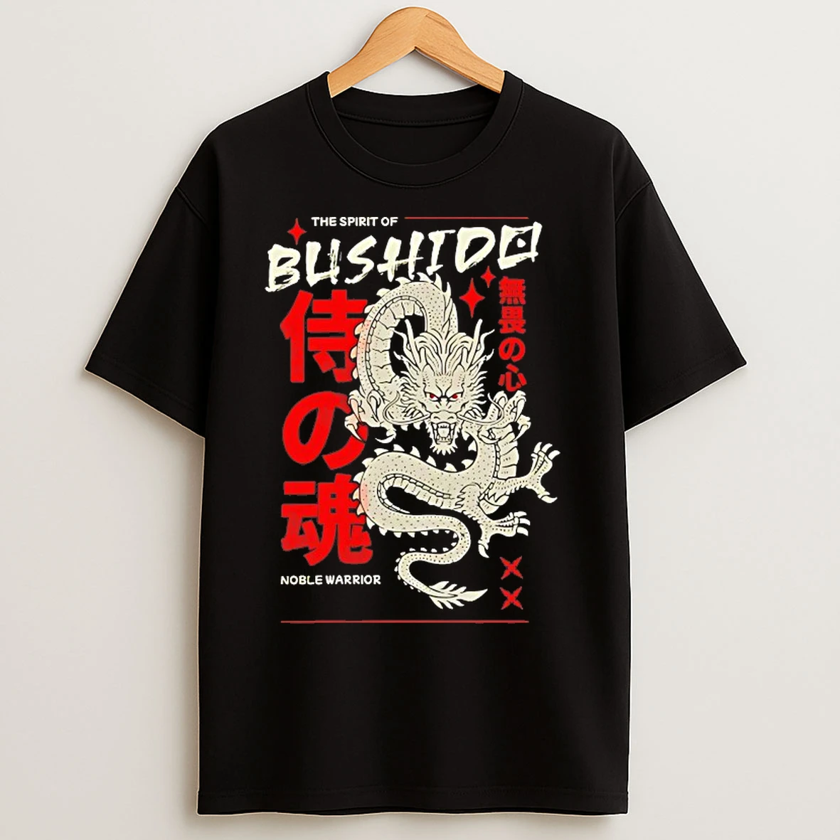 Classic The Spirit Of Bushido Noble Warrior T Shirts