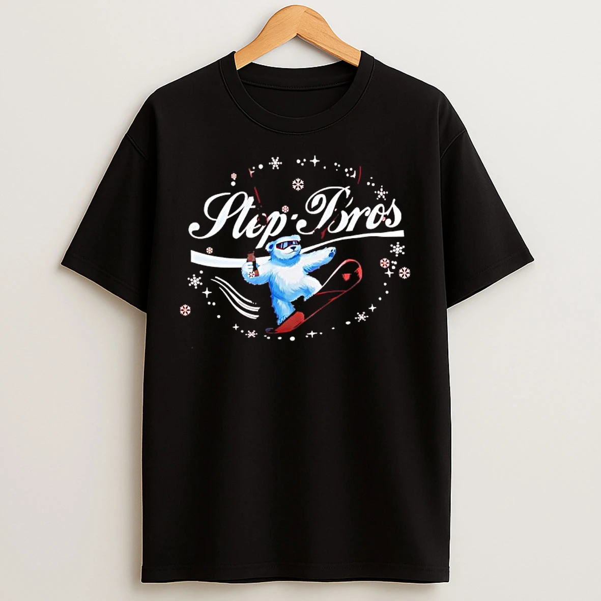 Classic The Stepbros Sippin On The Slopes Bear T Shirts