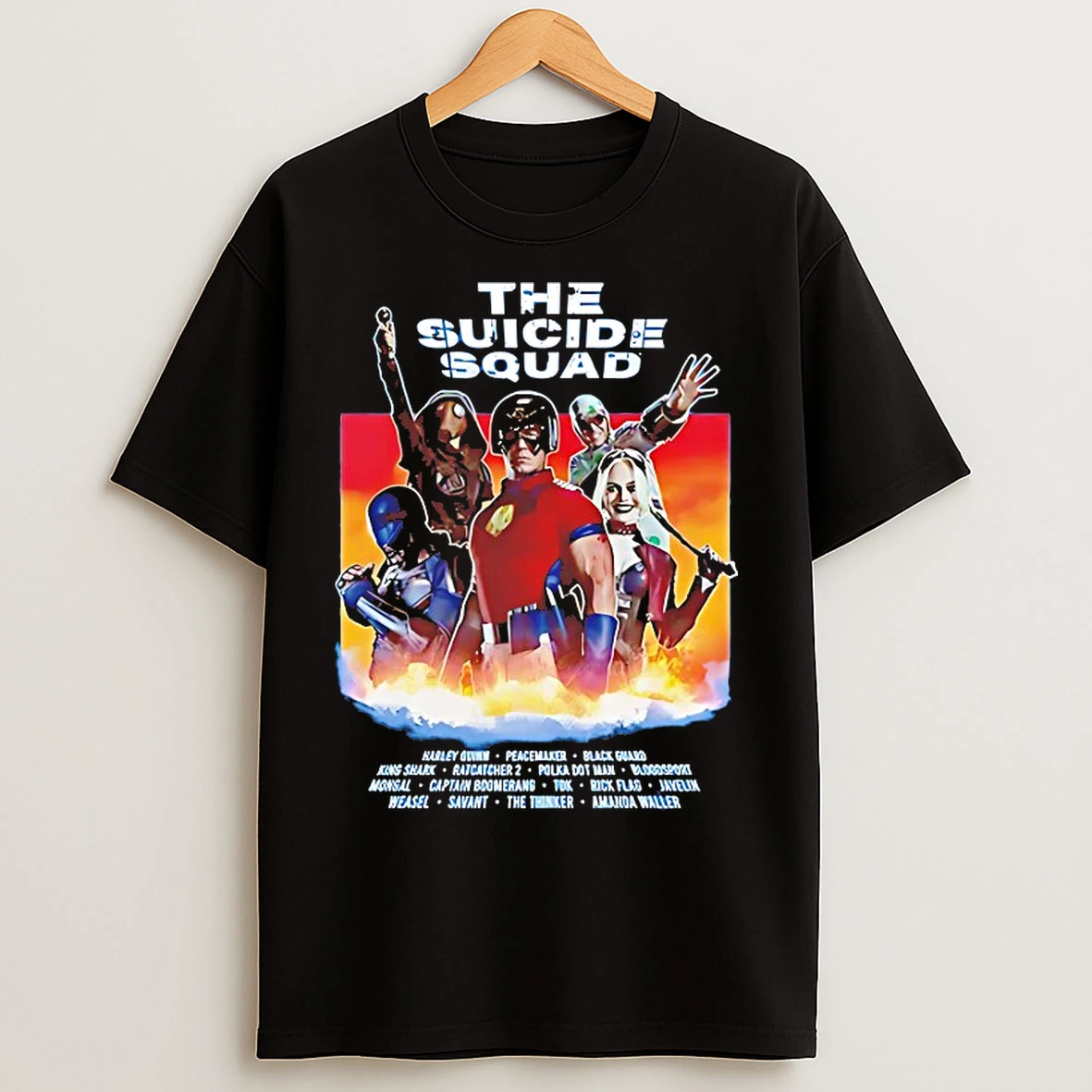 Classic The Suicide Squad Movie Characters T Shirts