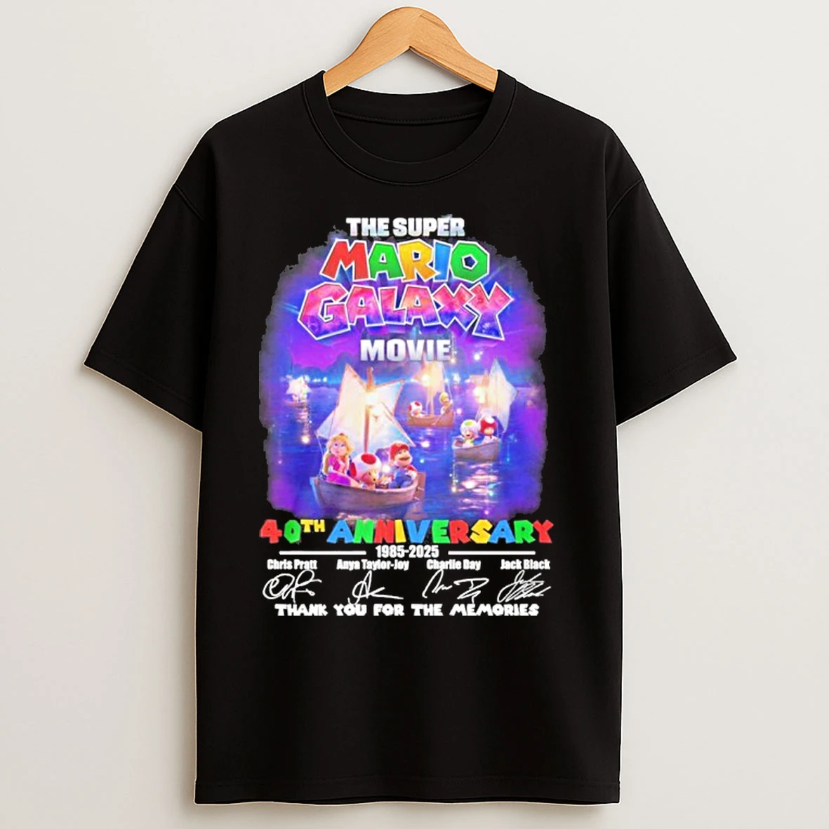 Classic The Super Mario Galaxy Movie 40th Anniversary 1895 2025 T Shirts