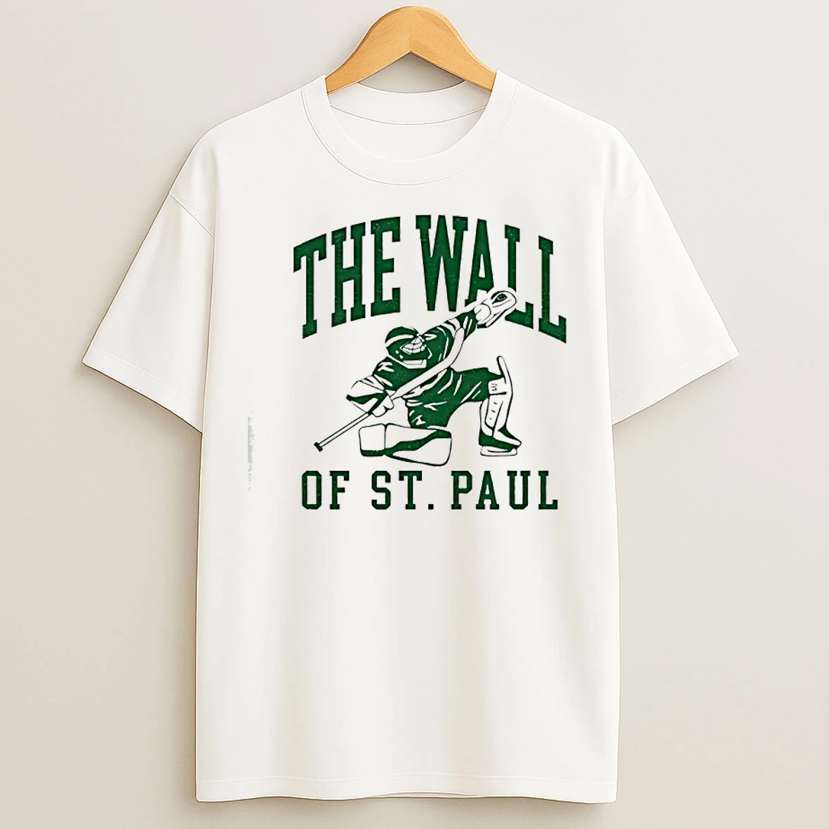 Classic The Wall Of St Paul Minnesota Wild Hockey T Shirts