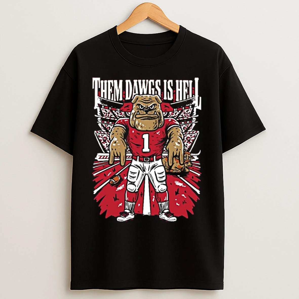 Classic Them Dawgs Is Hell Georgia Beat Texas 2025 T Shirts