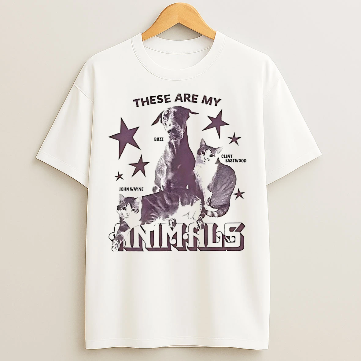 Classic There Are My Animal John Wayne Buzz Clint Eastwood T Shirts