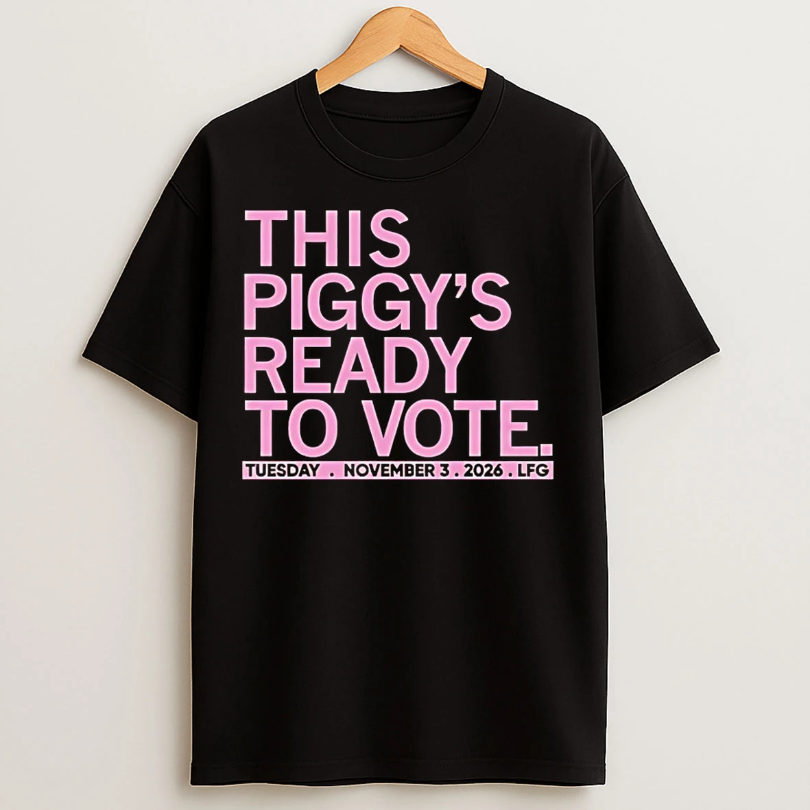 Classic This Piggys Ready To Vote 2026 T Shirts