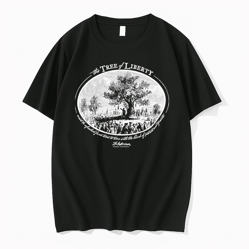 Classic Thomas Jefferson Tree Of Liberty Quote T Shirts
