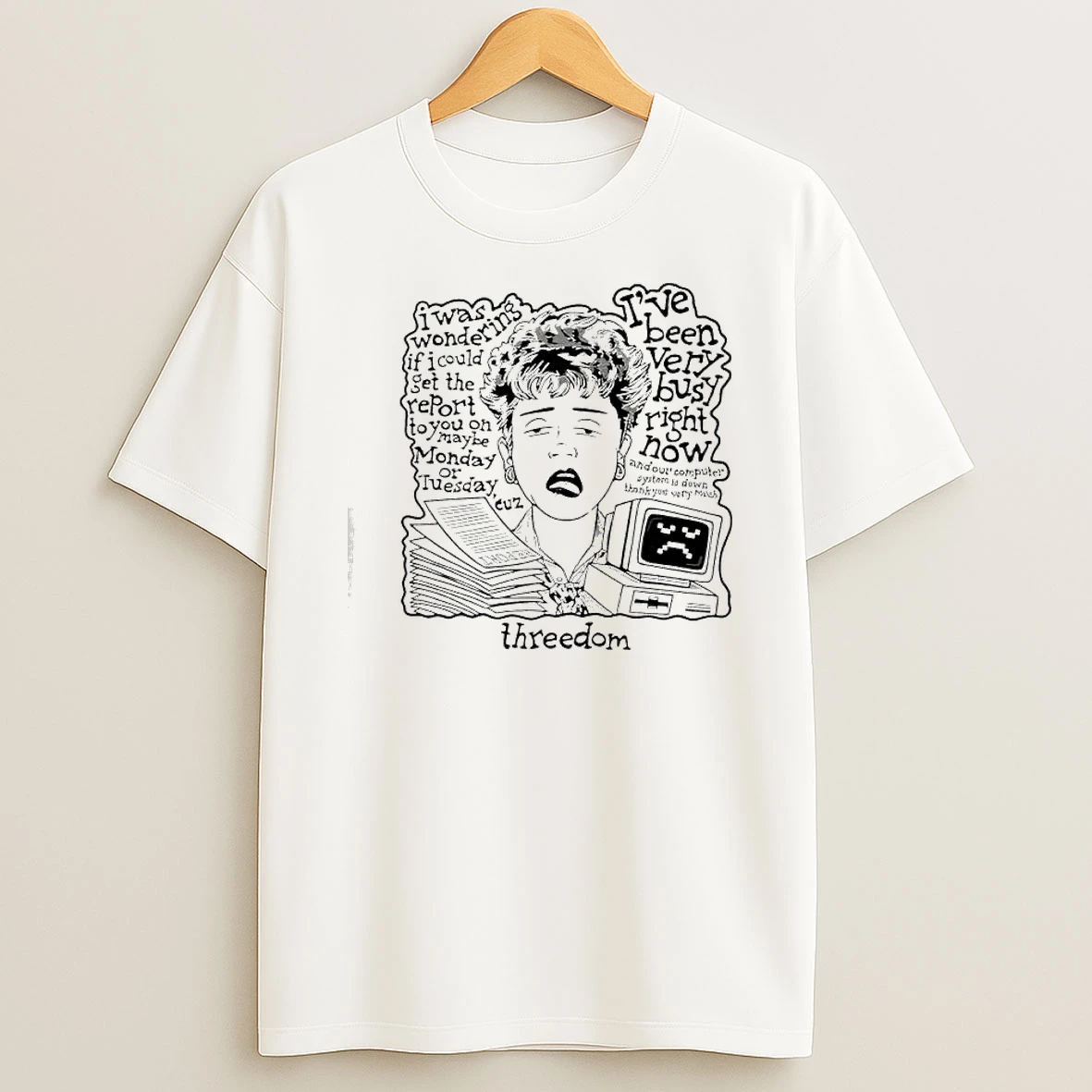 Classic Threedom Corporate Lady T Shirts