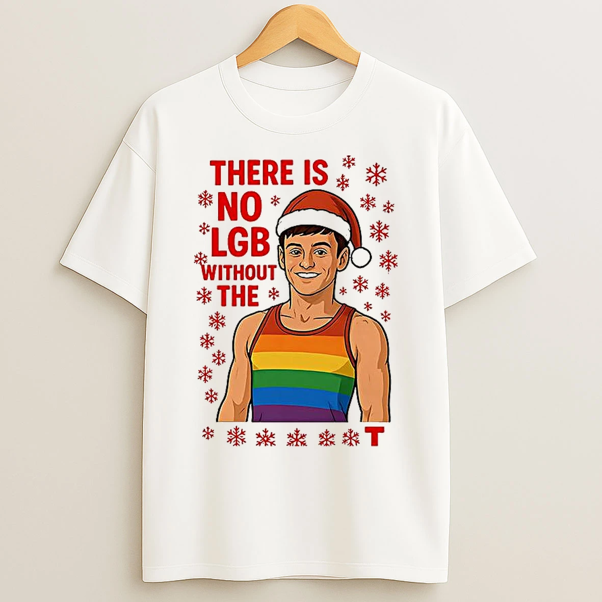 Classic Tom Daley There Is No Lgb Without The T Christmas Meme T Shirts