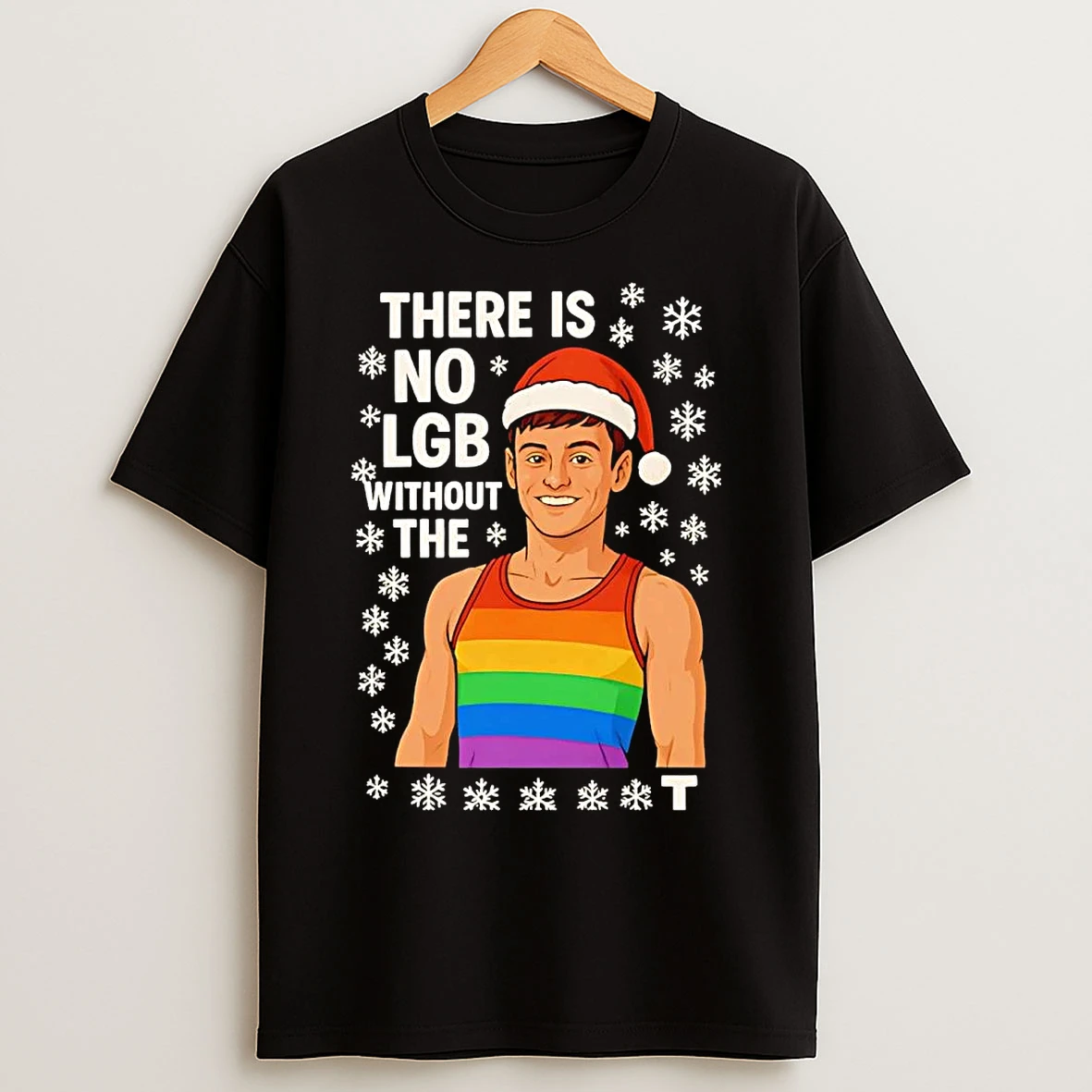 Classic Tom Daley There Is No Lgb Without The T Christmas T Shirts
