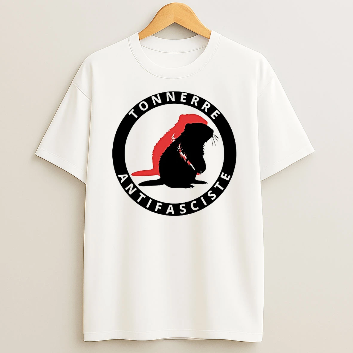 Classic Tonnerre Antifasciste Logo T Shirts