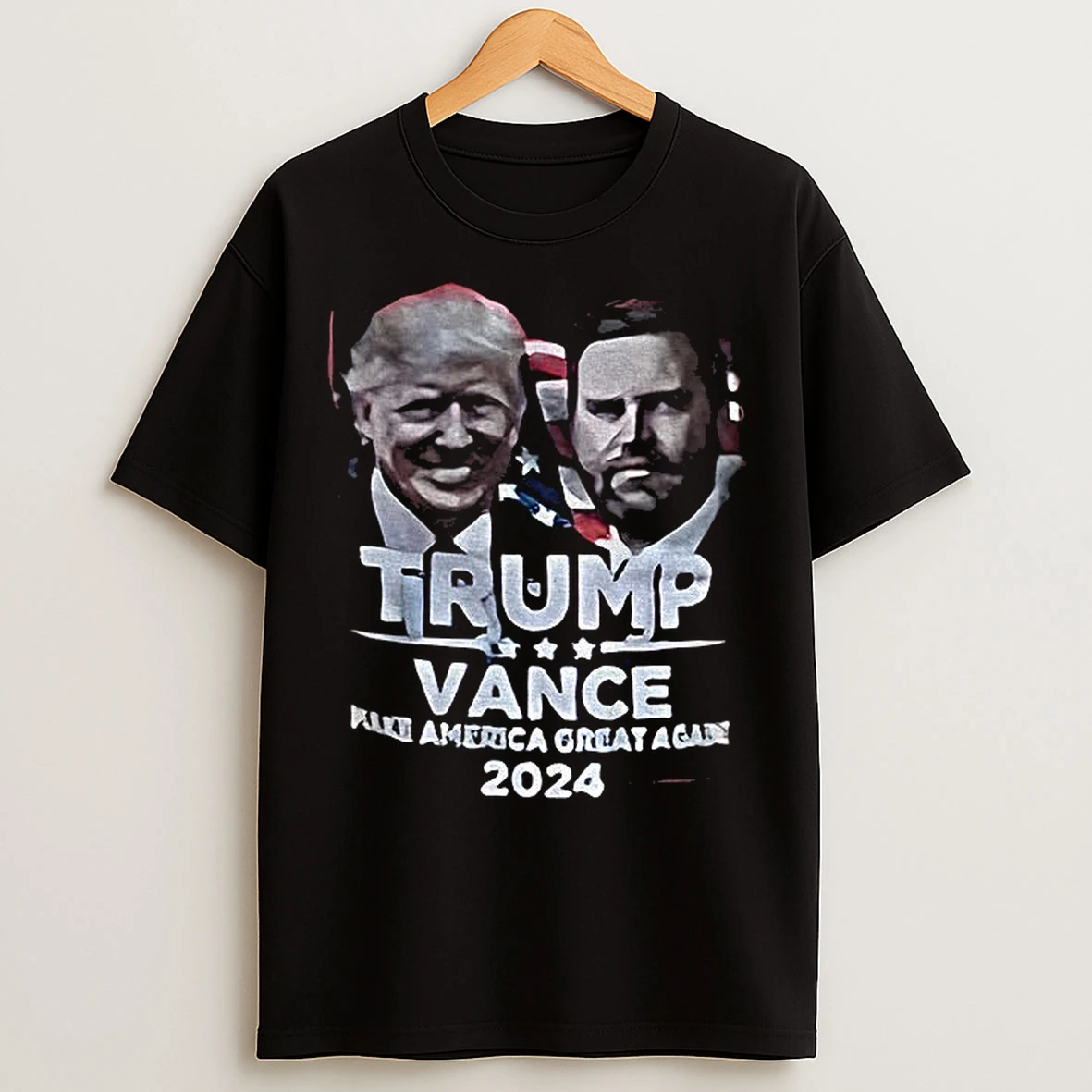 Classic Toyota Ceo Akio Toyoda Wearing Trump X Jd Vance Make America Great Again American Flag T Shirts