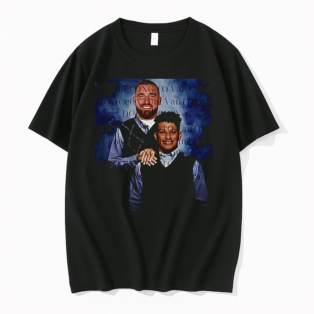 Classic Travis Kelce Patrick Mahomes Kansas City Chiefs Football Step Brothers Nfl 2025 Vintage T Shirts