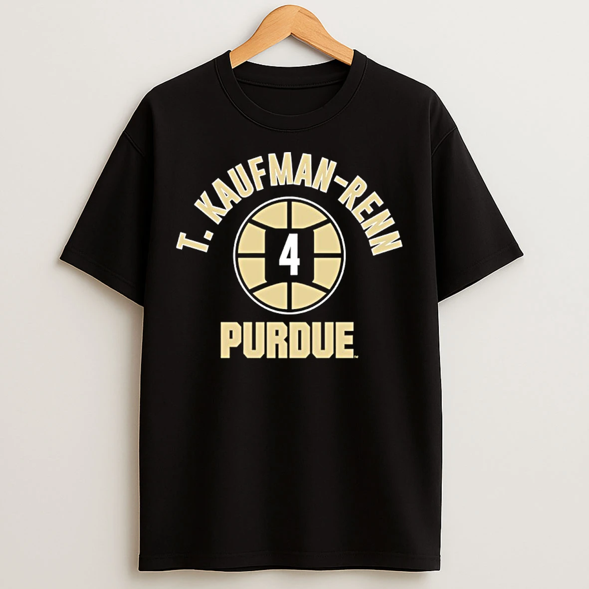 Classic Trey Kaufman Renn 4 Purdue Basketball Name Number Ball T Shirts