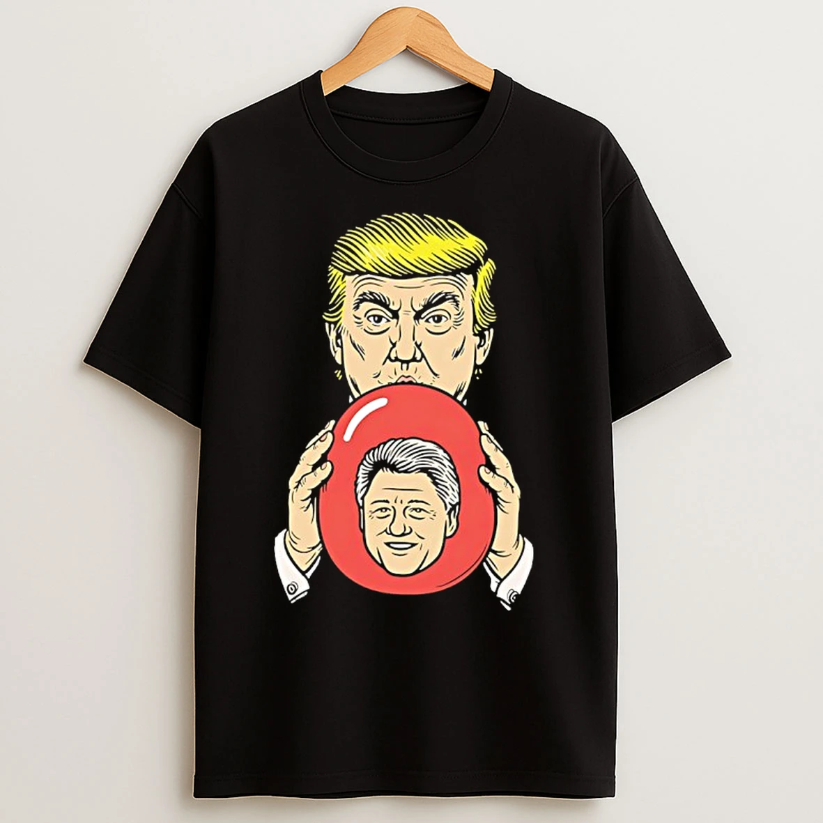 Classic Trump Blowing Clinton Meme T Shirts