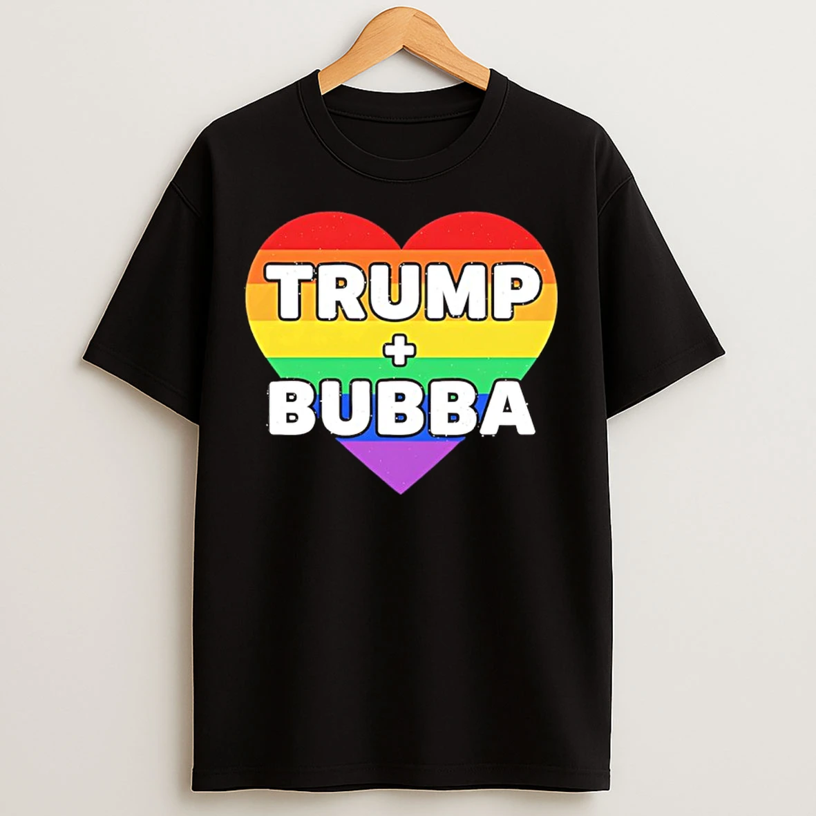 Classic Trump Loves Bubba Clinton Rainbow T Shirts