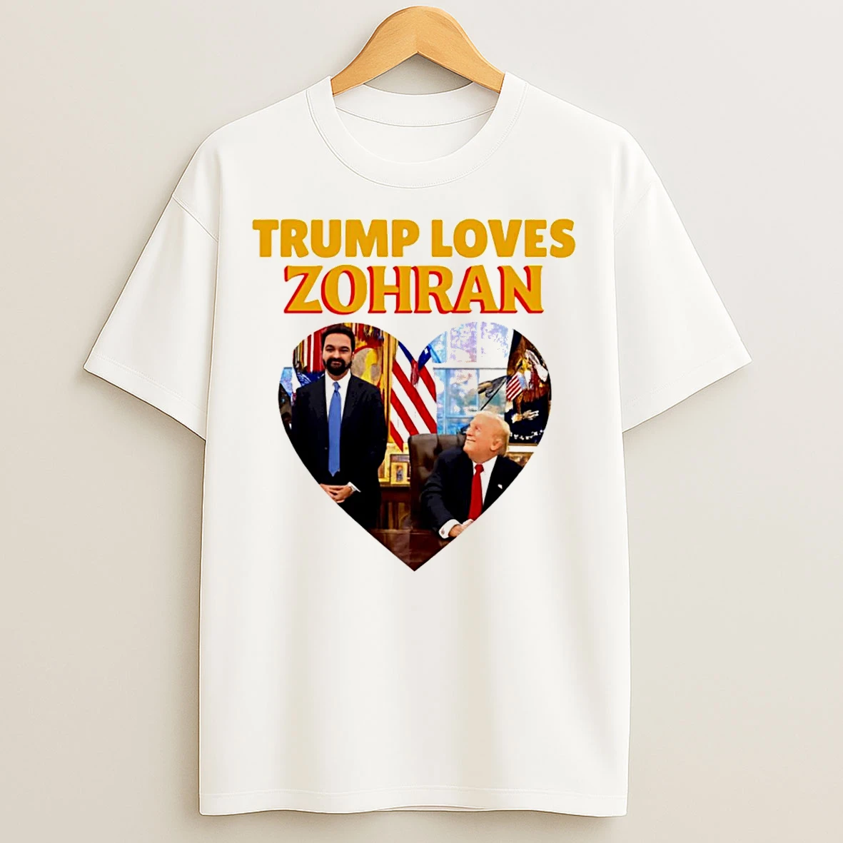 Classic Trump Loves Zohran Mamdani 2025 T Shirts