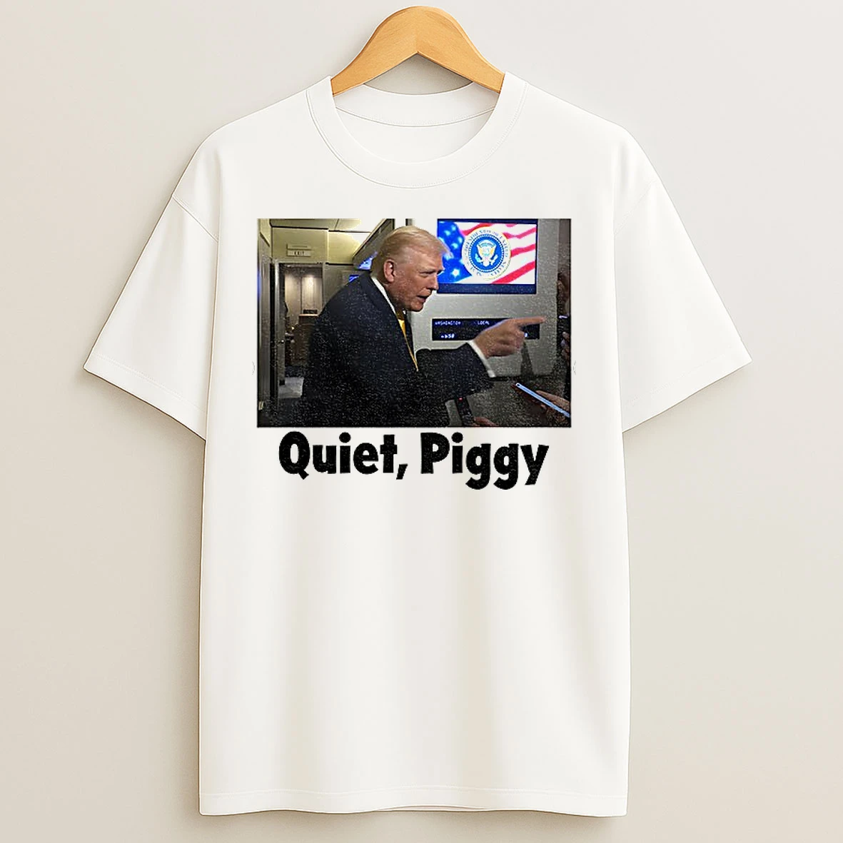 Classic Trump Quiet Piggy Photo T Shirts