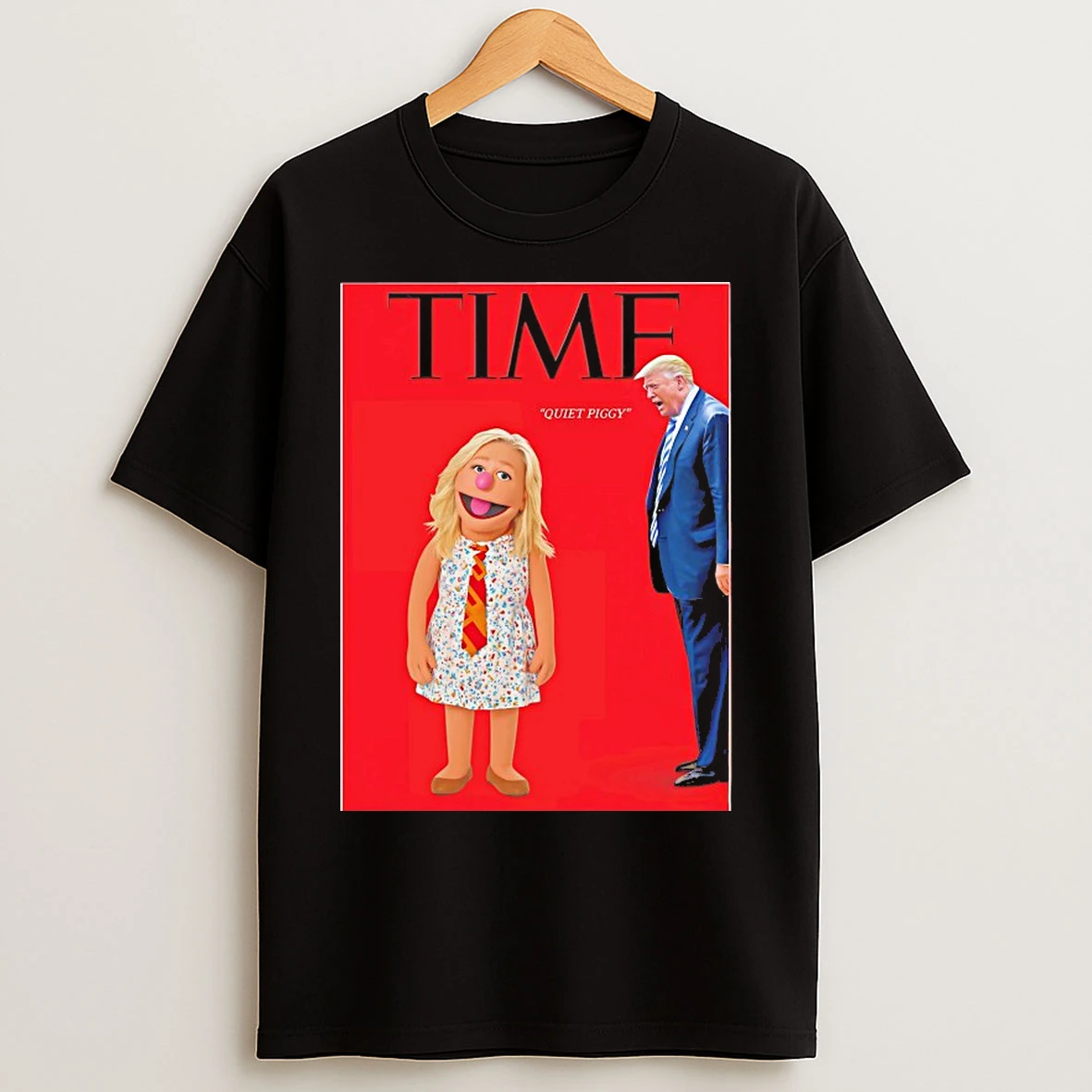 Classic Trump Time Quiet Piggy T Shirts