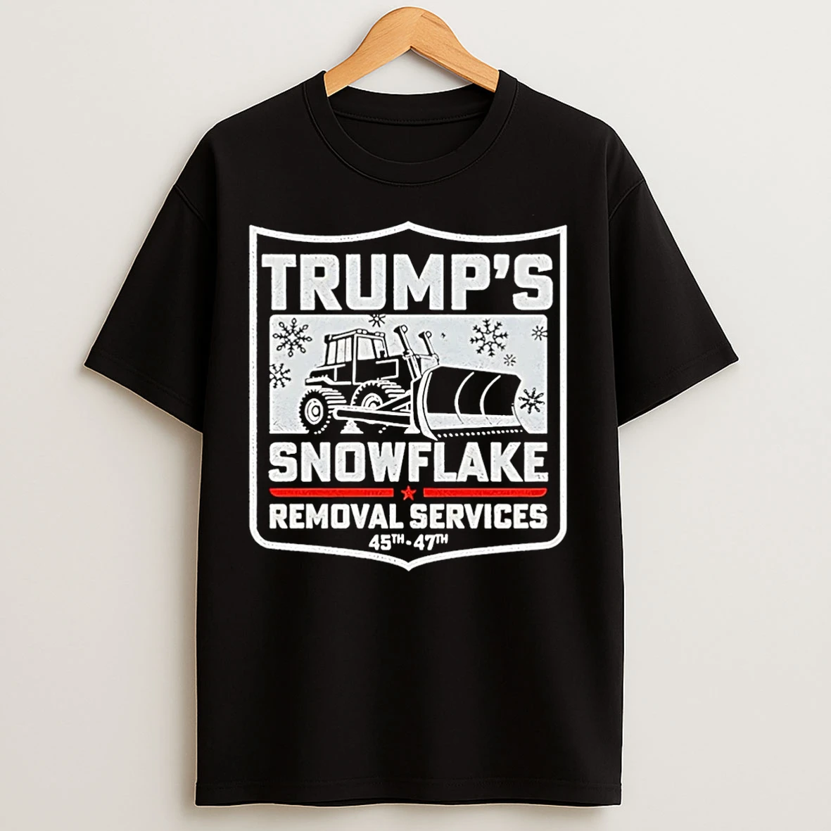 Classic Trumps Snowflake Removal Services 45th 47th Christmas T Shirts