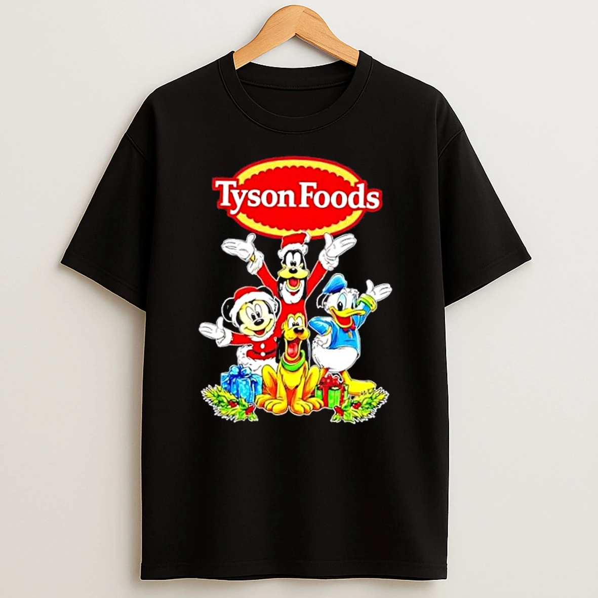 Classic Tyson Foods X Team Mickey Merry Christmas T Shirts