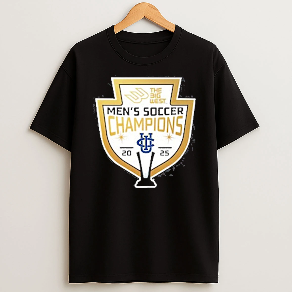 Classic Uc Irvine Mens Soccer 2025 Big West Champions T Shirts