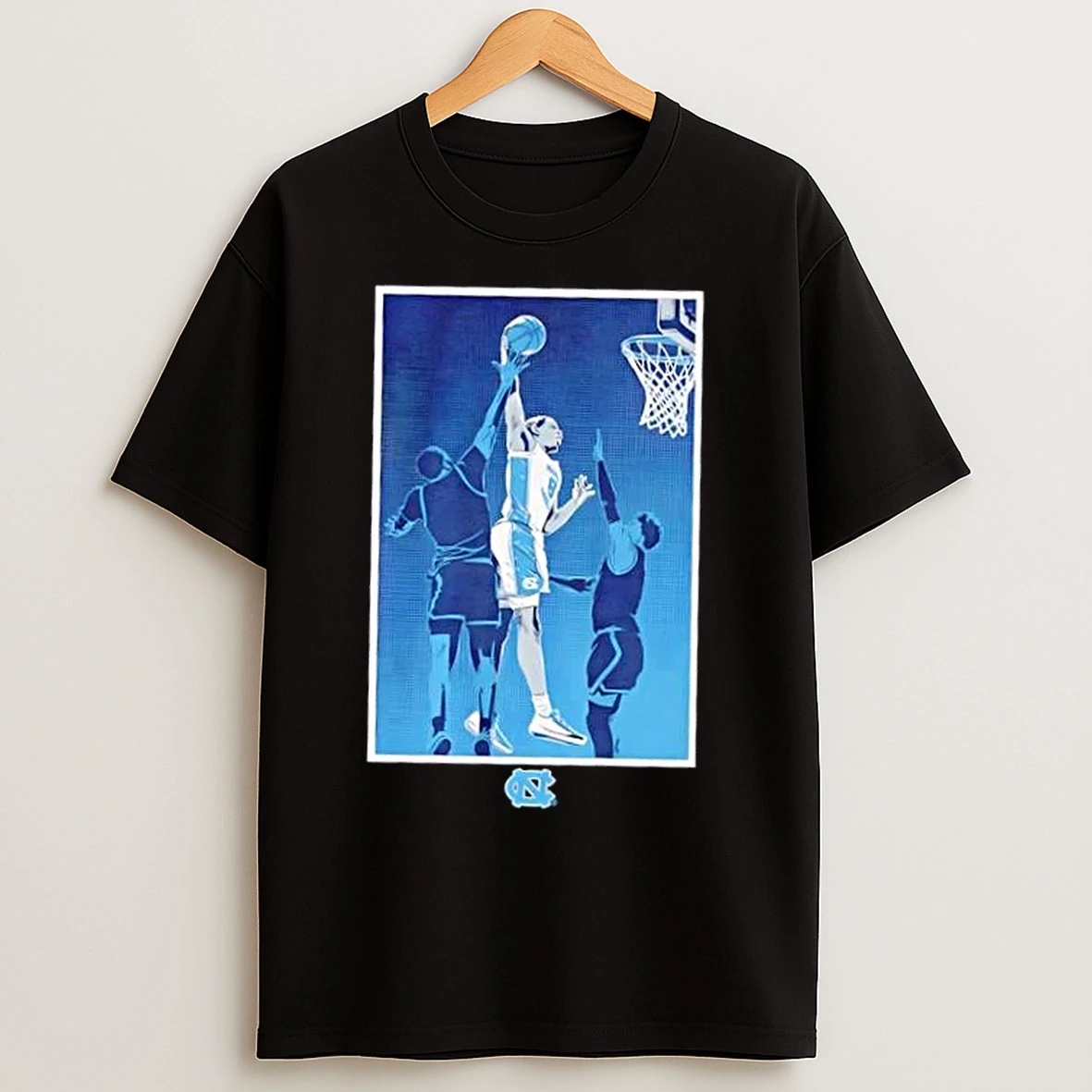 Classic Unc Tar Heels Basketball Caleb Wilson Dunk T Shirts