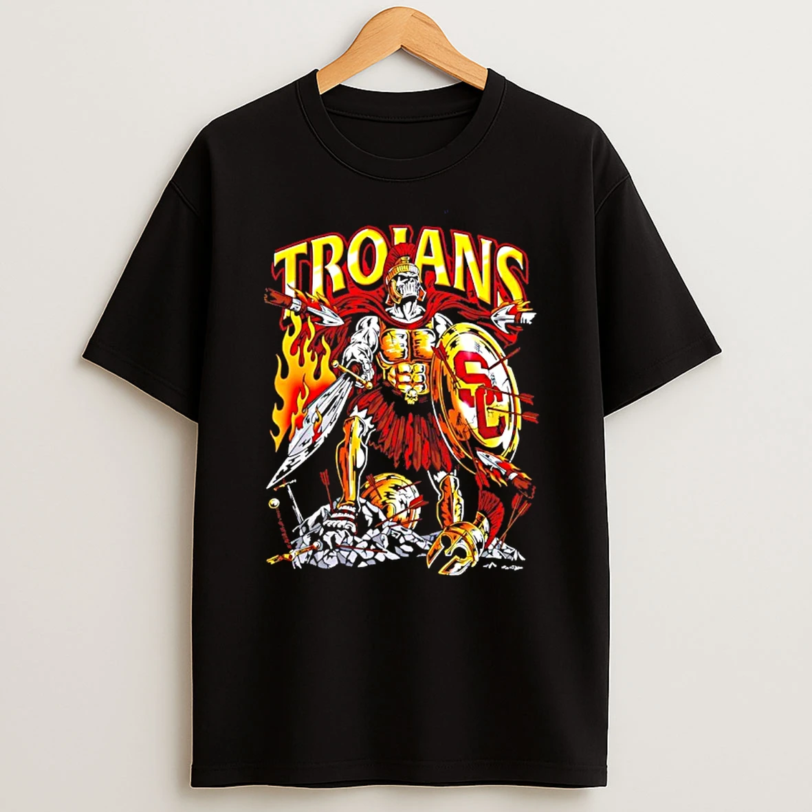 Classic Usc Trojans Mascot Comic 2025 T Shirts