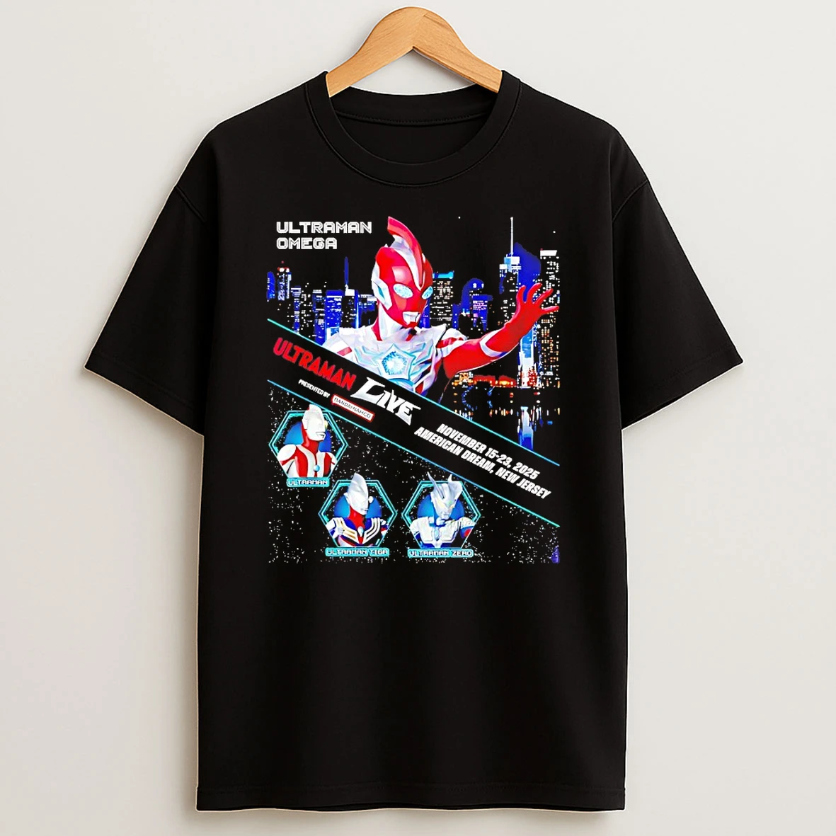 Classic Ultraman Live Ultra Heroes 2025 T Shirts