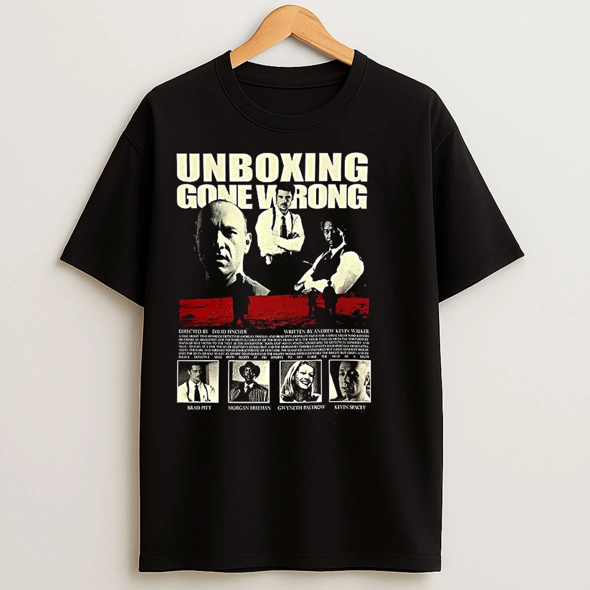 Classic Unboxing Gone Wrong Se7en 1995 Retro T Shirts