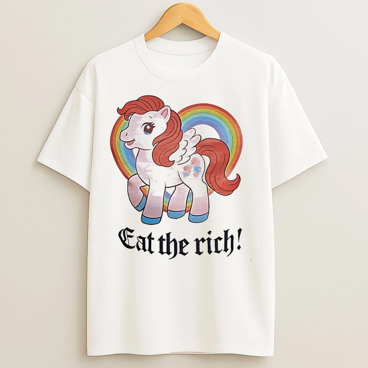 Classic Unicorn Eat The Rich T Shirts