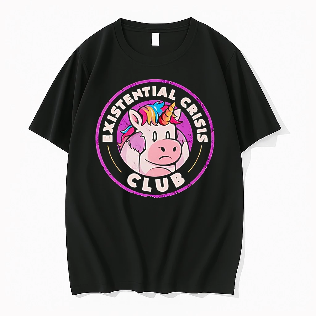 Classic Unicorn Existential Crisis Club T Shirts