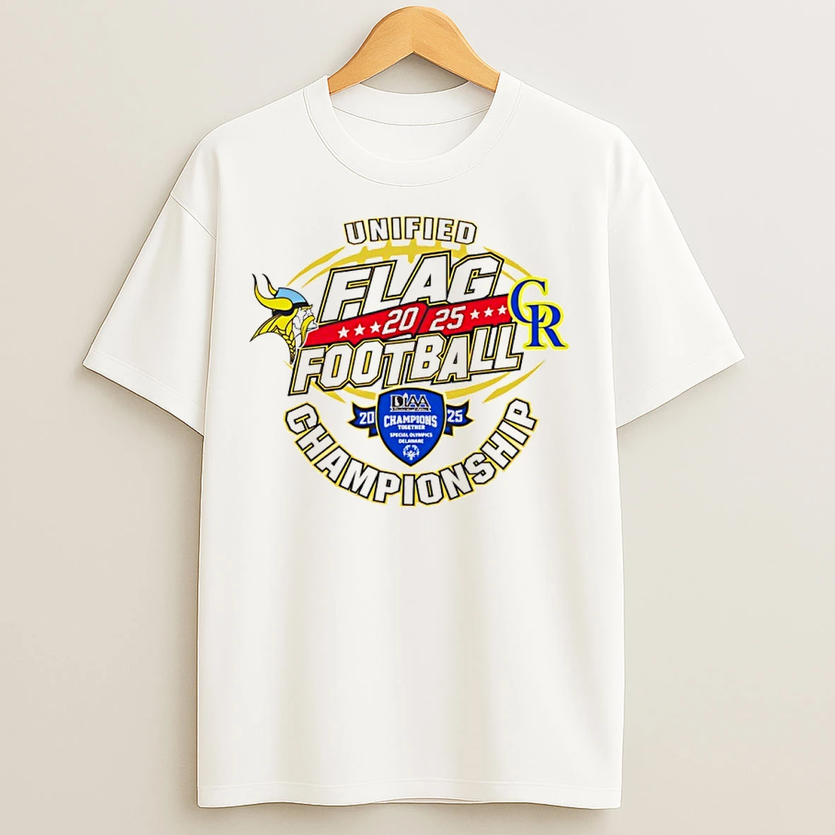 Classic Unified Flag 2025 Diaa Football Championship Logo T Shirts