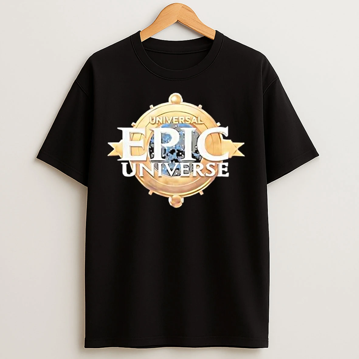 Classic Universal Epic Universe Emblem Logo T Shirts