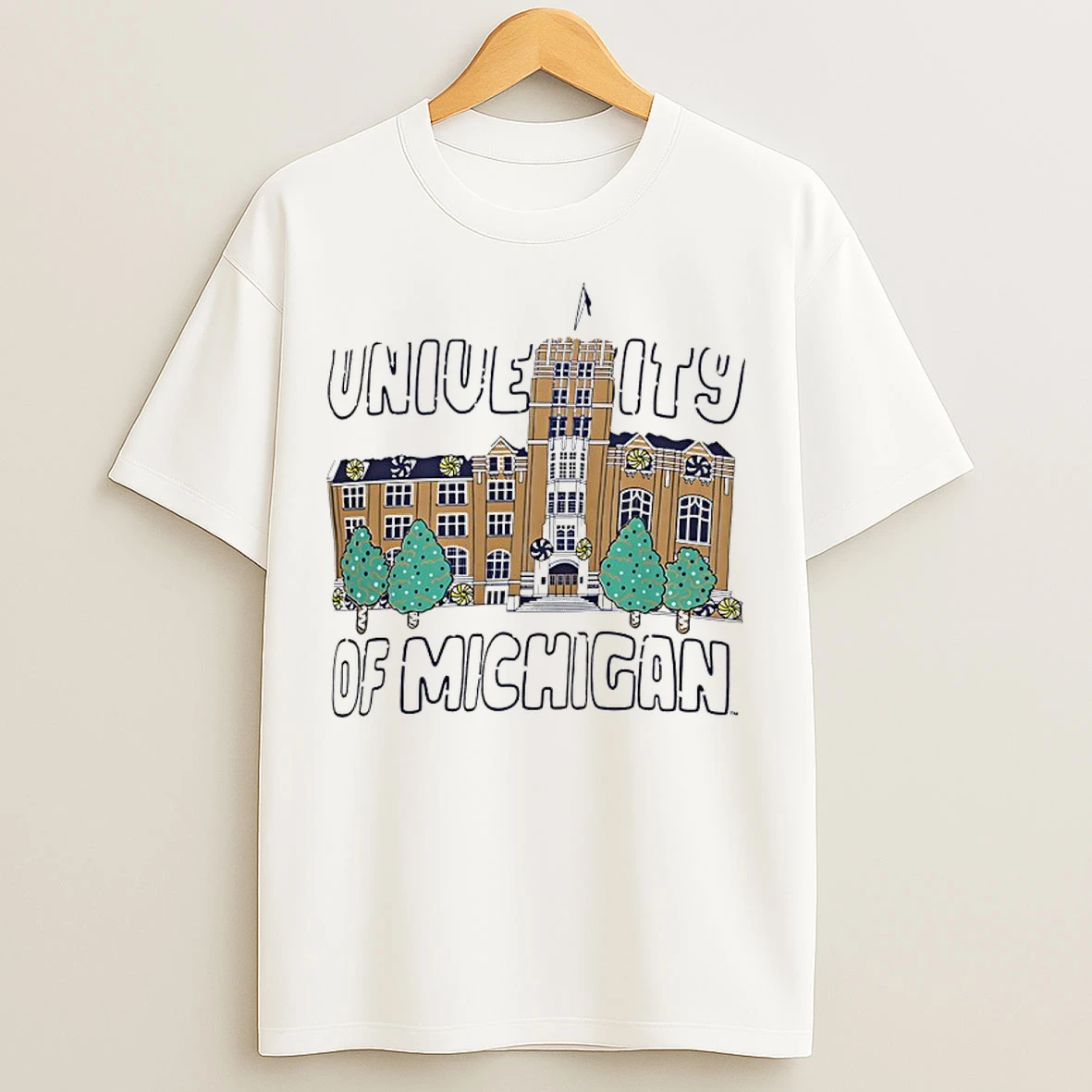 Classic University Of Michigan Wolverines Christmas 2025 T Shirts