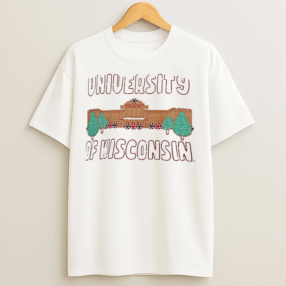 Classic University Of Wisconsin Badgers Christmas 2025 T Shirts