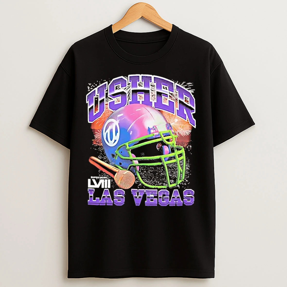 Classic Usher Super Bowl Lviii Event Night T Shirts