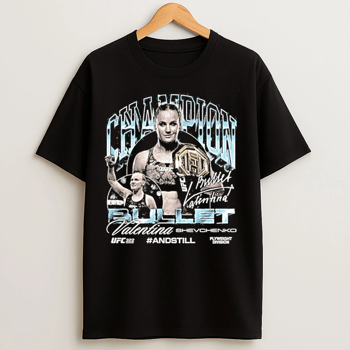 Classic Valentina Shevchenko Ufc 322 Andstill Womens Flyweight Champion T Shirts