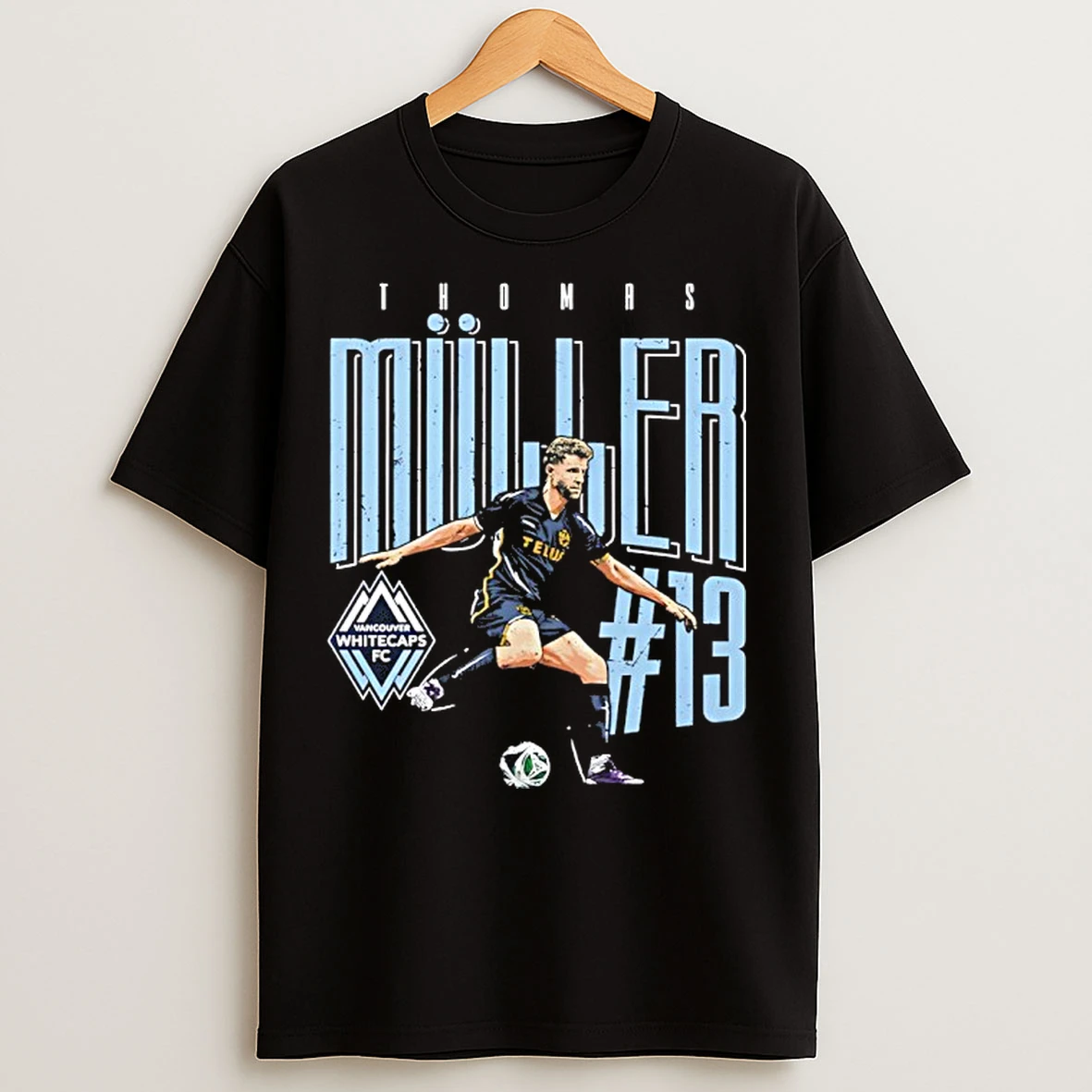 Classic Vancouver Whitecaps Fc Thomas Muller 13 Player Graphic T Shirts