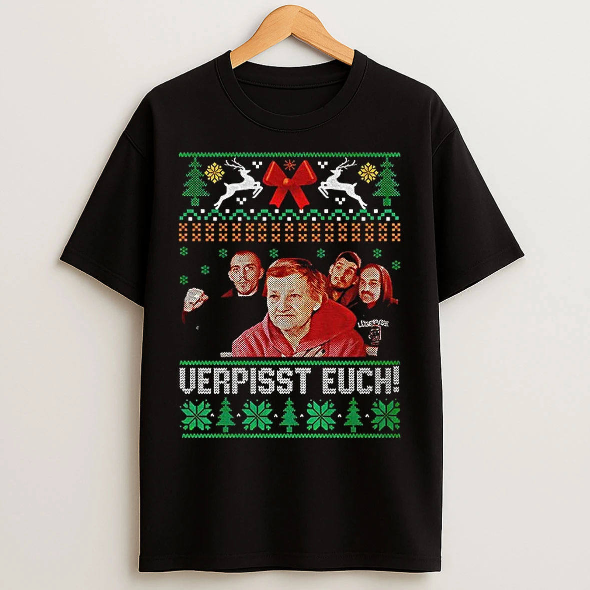 Classic Verpisst Euch Christmas Ugly T Shirts