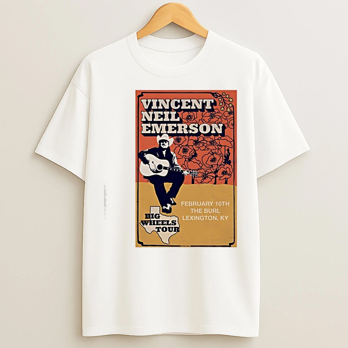 Classic Vincent Neil Emerson At The Burl In Lexington Ky On 2 16 2025 T Shirts