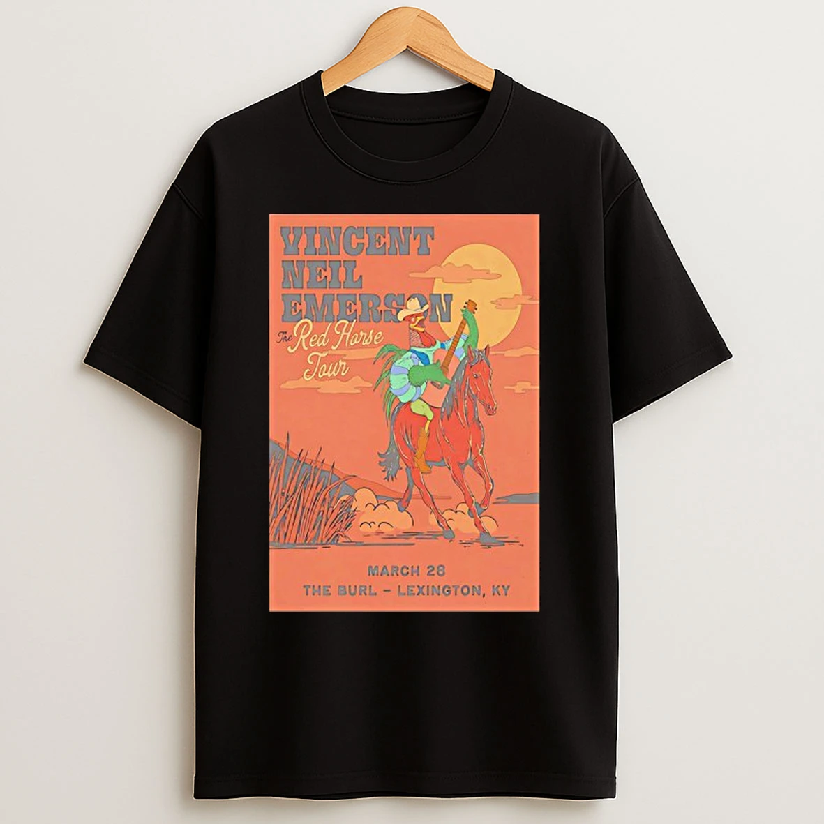 Classic Vincent Neil Emerson The Red Harse Tour Lexington Ky March 28 2026 T Shirts
