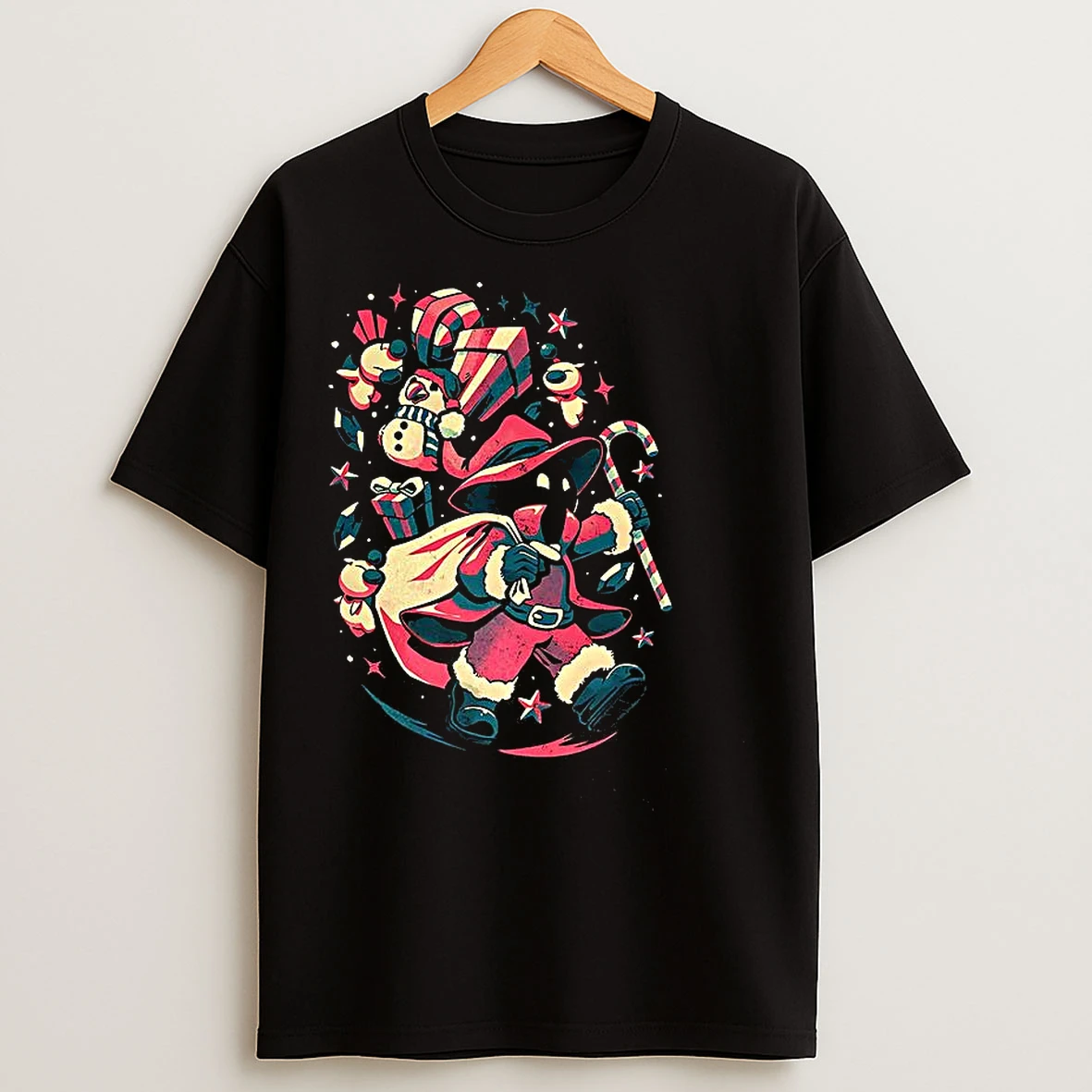 Classic Vivi Ornitier Final Fantasy Video Game Character Jingle Spell Christmas T Shirts