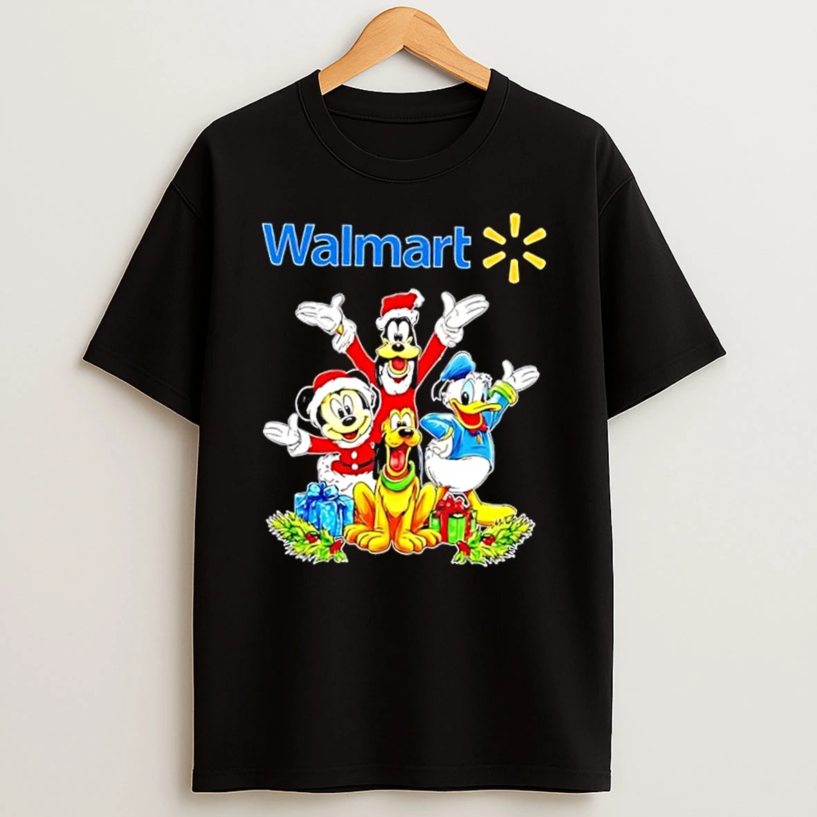 Classic Walmart X Team Mickey Merry Christmas T Shirts