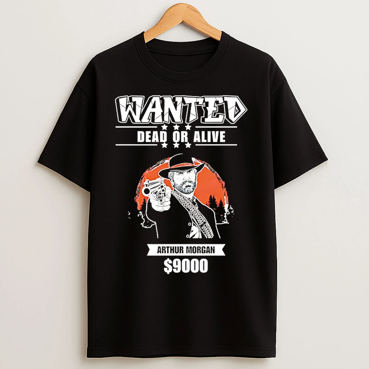 Classic Wanted Dead Or Alive Arthur Morgan 9000 T Shirts