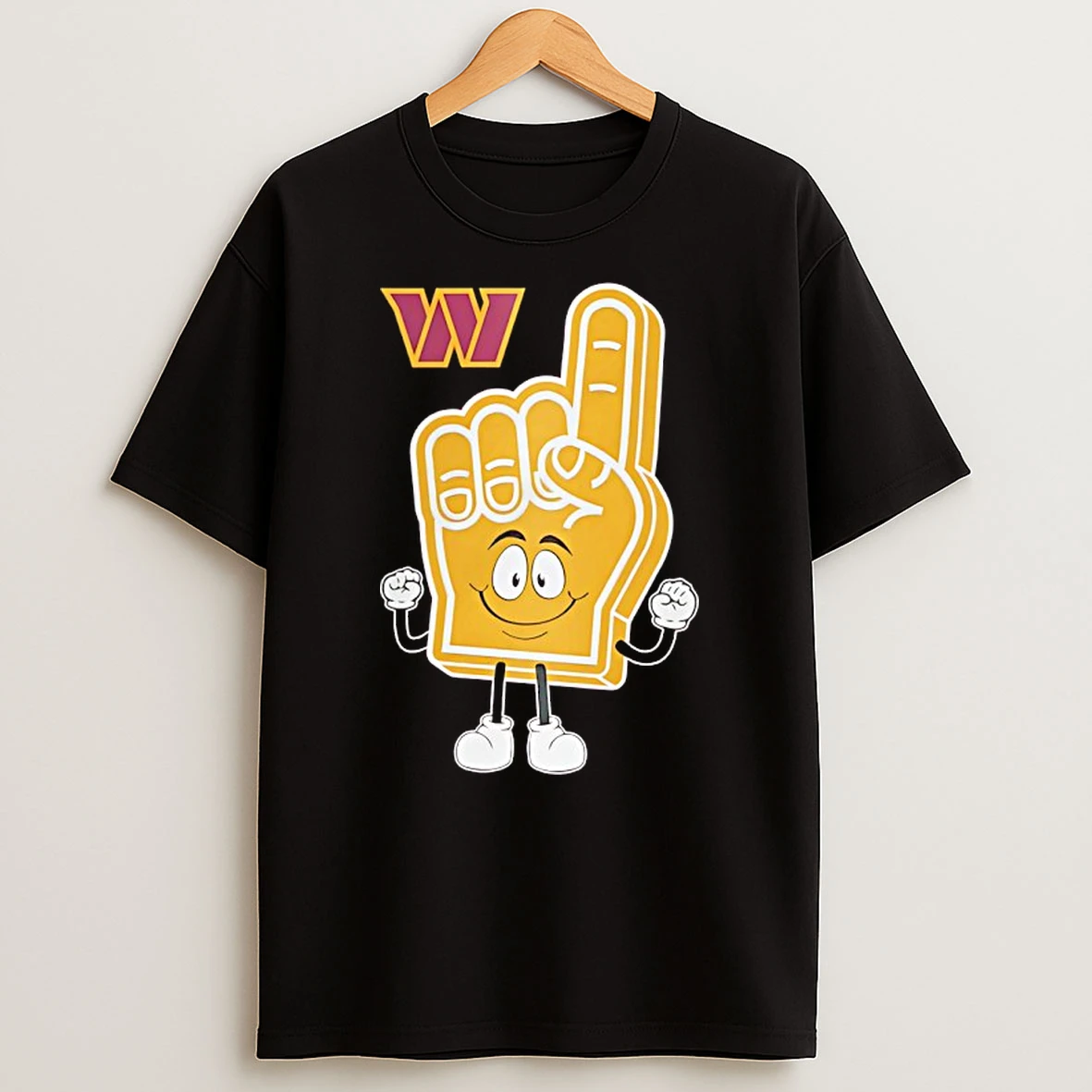 Classic Washington Commanders Finger T Shirts