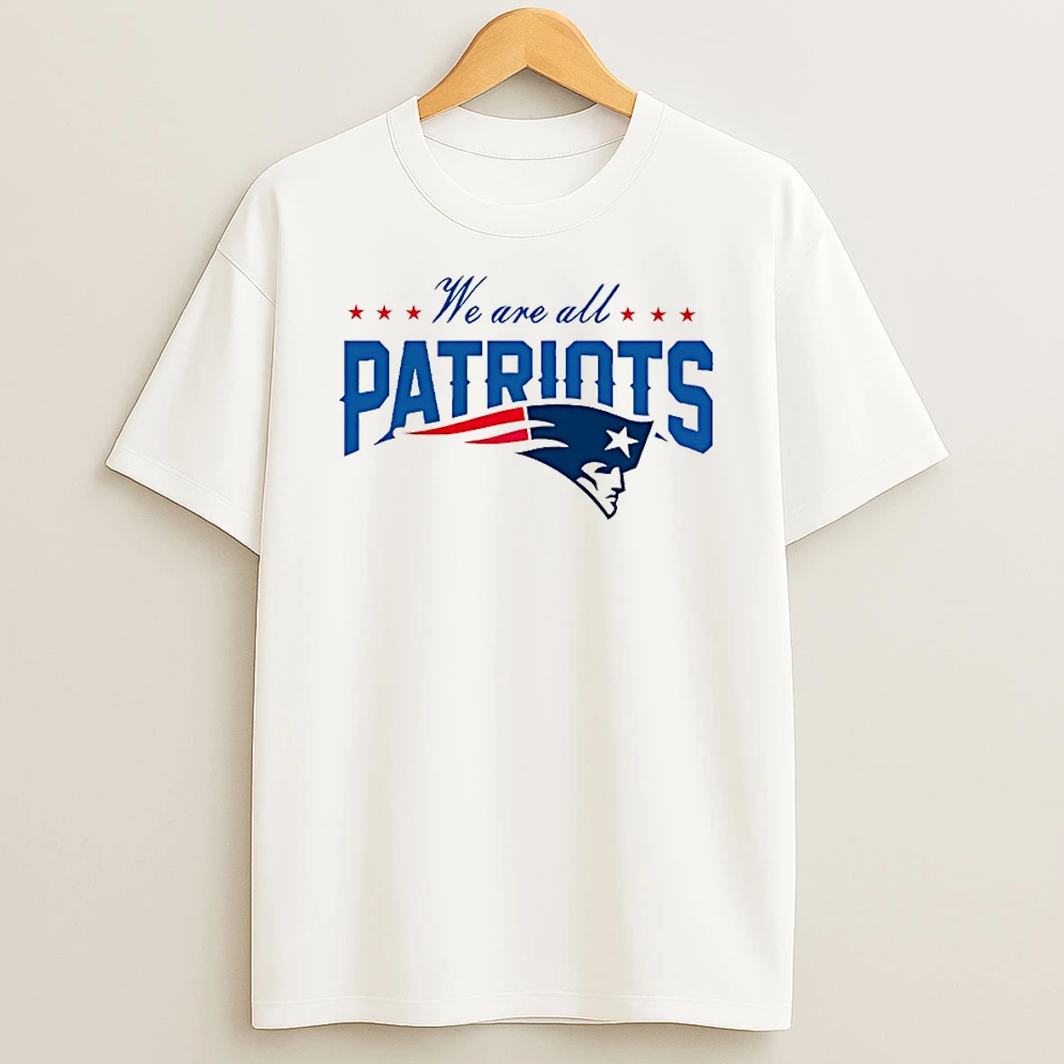 Classic We Are All New England Patriots T Shirts