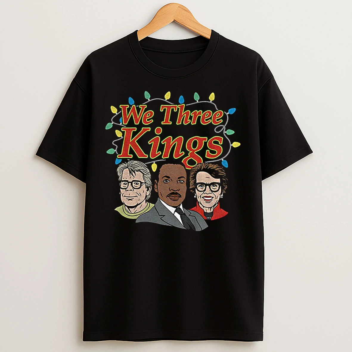 Classic We Three Kings Christmas Light Merry Xmas T Shirts